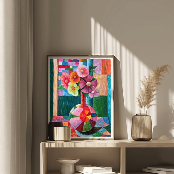Abstract Floral Harmony