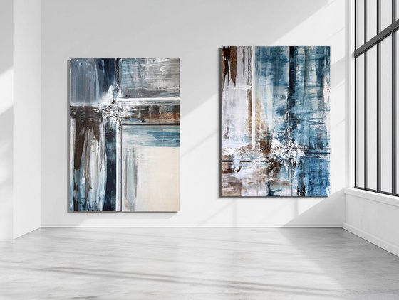 Diptych Connection of Depths