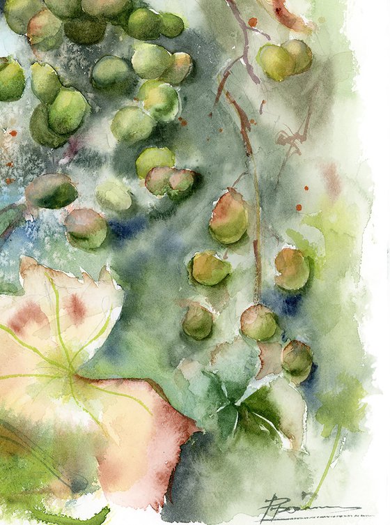 Grape branch - Set of 2