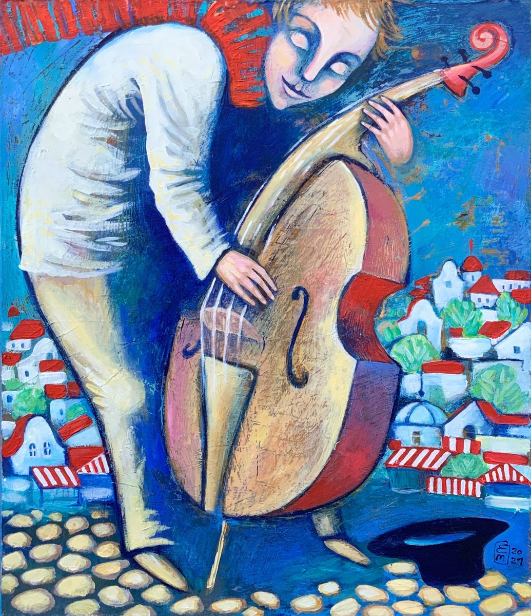 Jazz on the street by Elena Tomilova