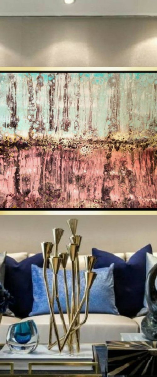 Coral Reef   120x70 by Eleni Denart