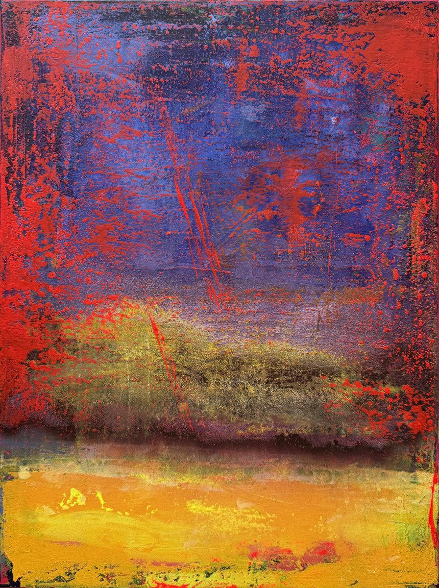 Between Flame And Blue By Viki Smoliar, 20 X 28, Artwork For Sale On Artfinder