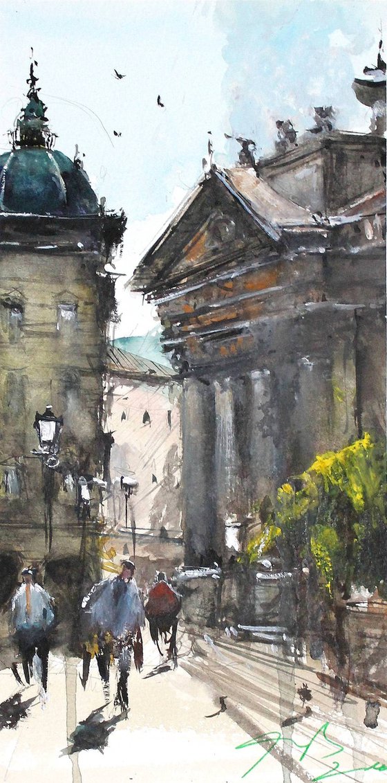 Painting in Karlovy Vary