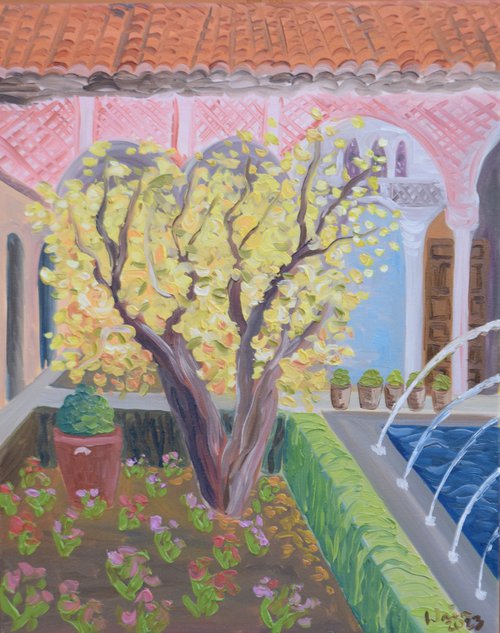 Alhambra gardens by Kirsty Wain