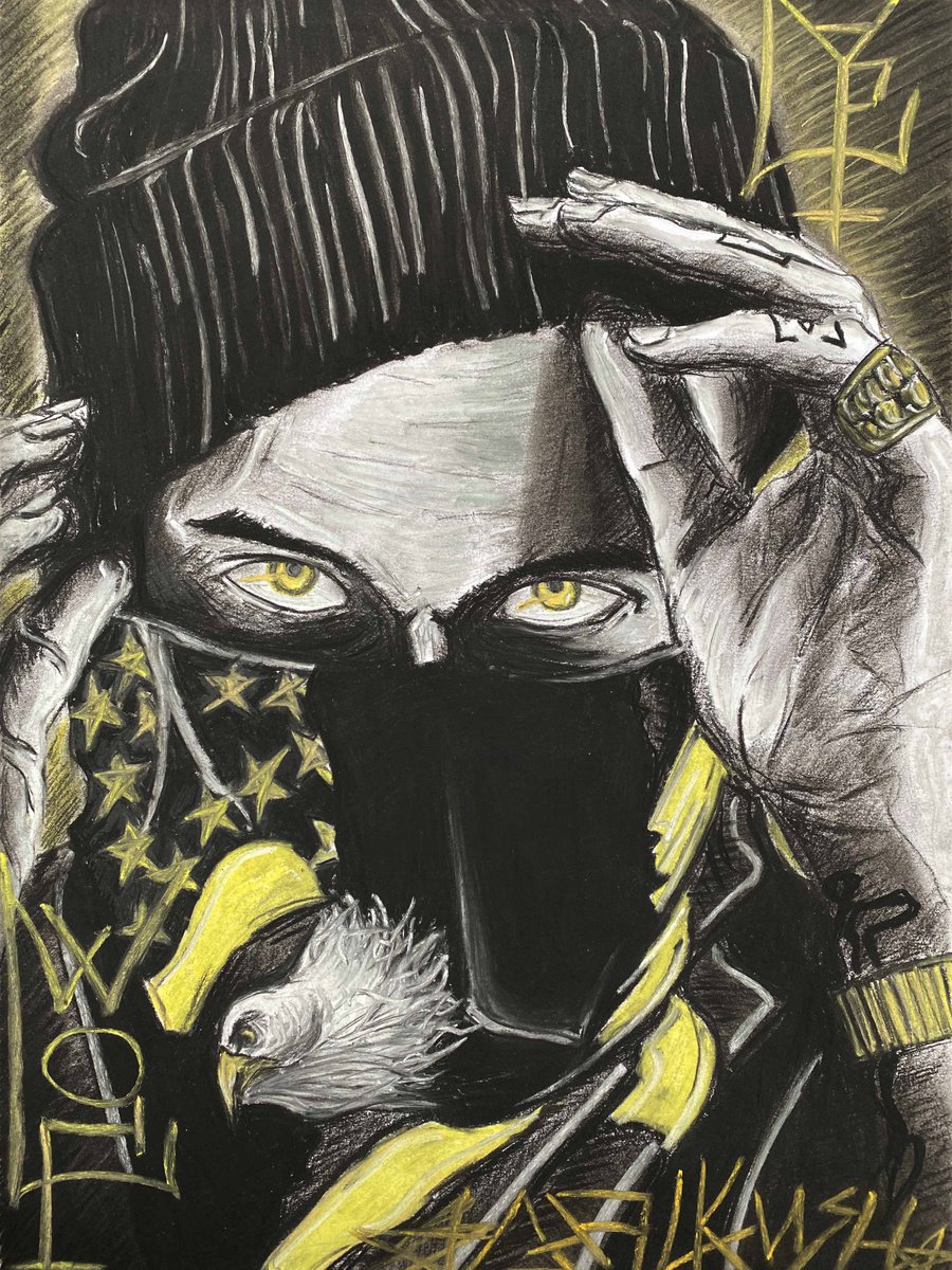 THE EYES OF THE REVOLUTION - PASTEL COLLECTION by GALKUSH