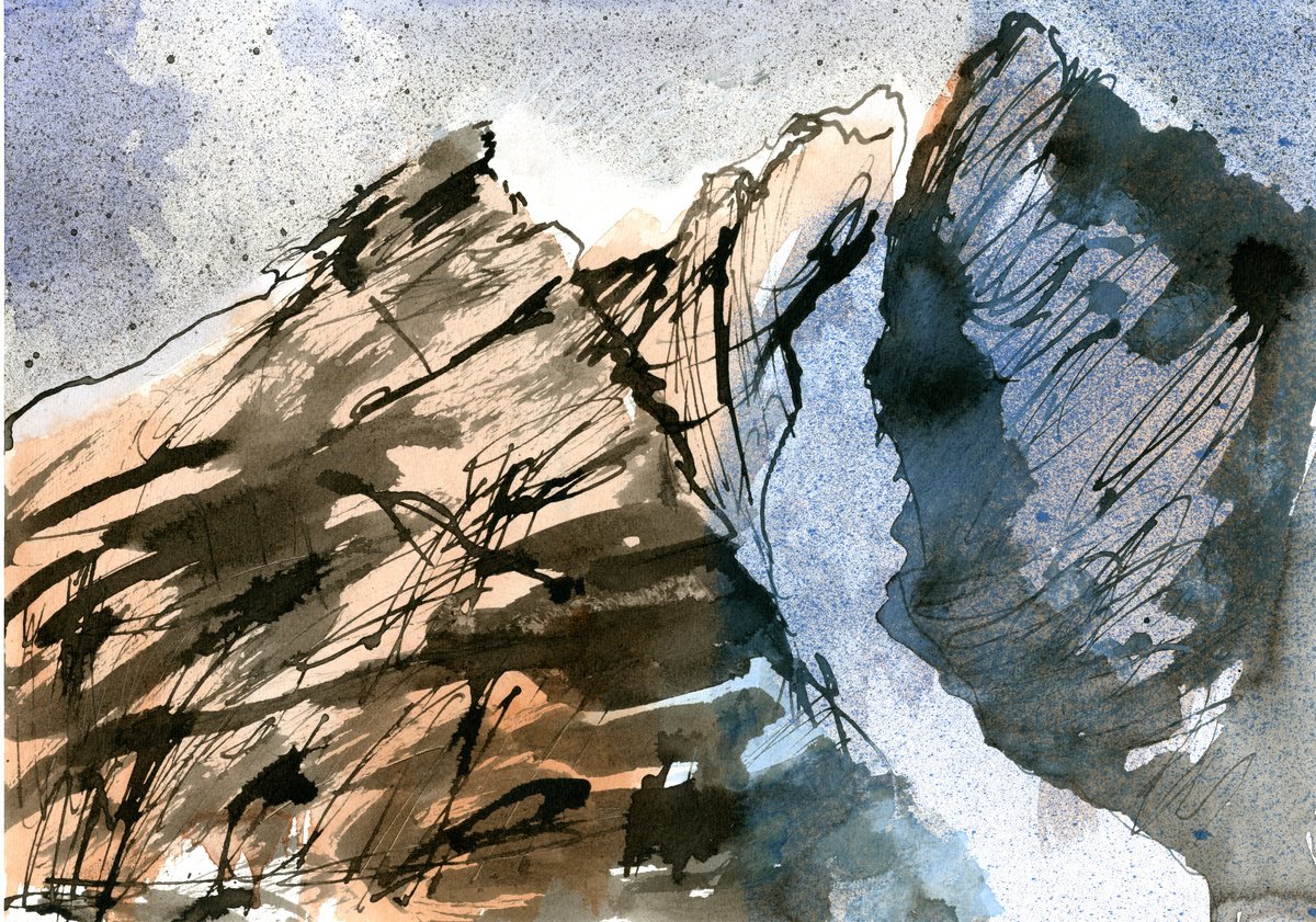Sgurr MHIC COINNICH and Sgurr Alasdair - Cuillin Ridge by Elizabeth Anne Fox