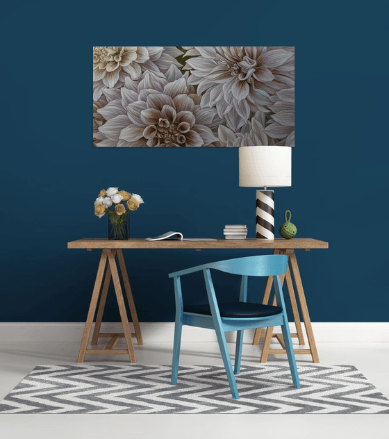 Blush Dahlia Garden