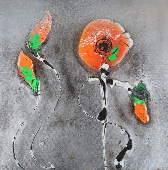 Orange Poppies