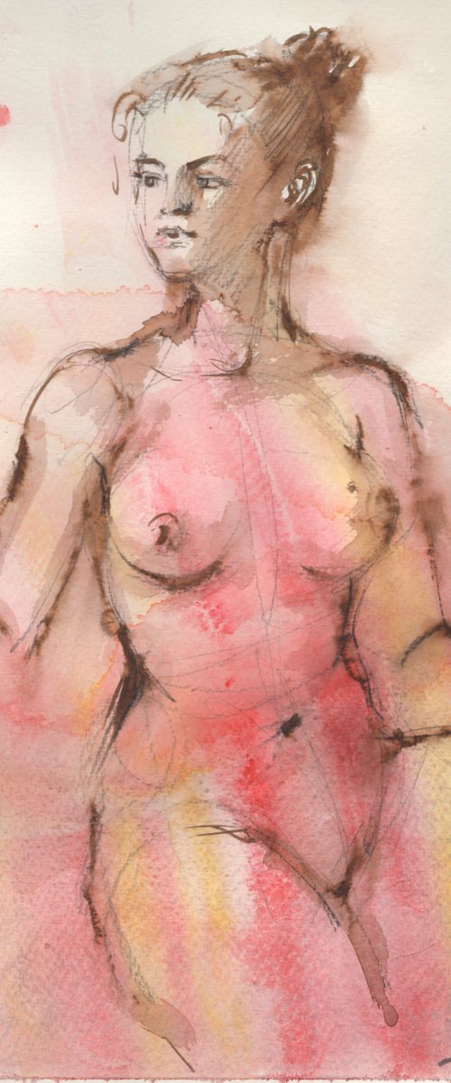 Nude art of woman by Samira Yanushkova