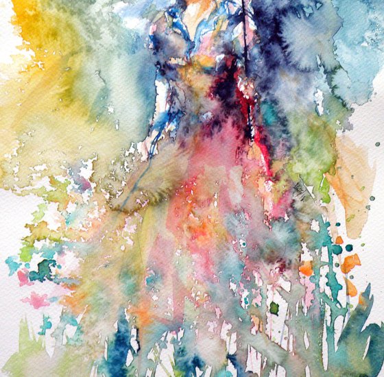 Girl on the field