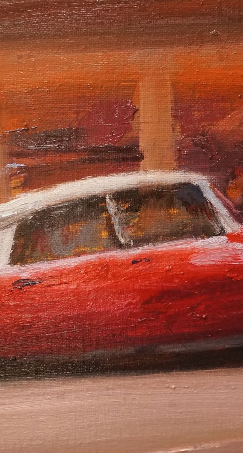 Ds Citroen rouge by Manuel Leonardi