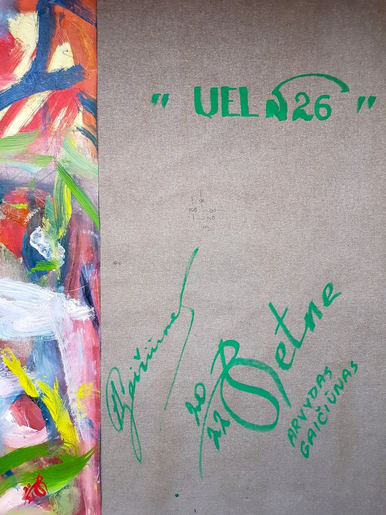 Uel N-26 (H)106x(W)140 cm. Oil on Canvas