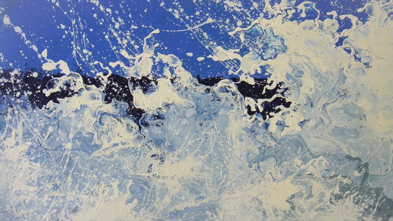 Seascape Painting "Sea Waves" 70 x 100 cm