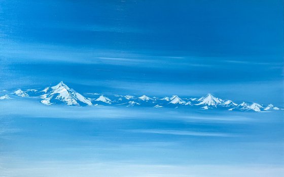 Himalayas in Blue