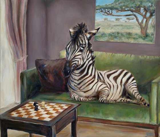 Zebra At Home