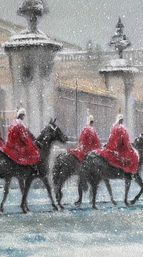 Household Cavalry, in all weathers by Darren Carey
