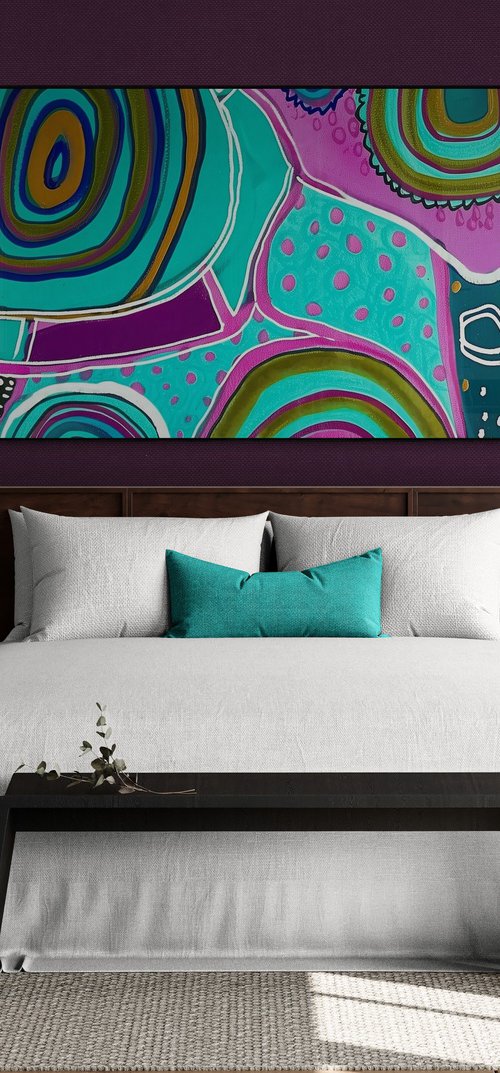 Geometric abstraction #15 by V+V Kniazievi