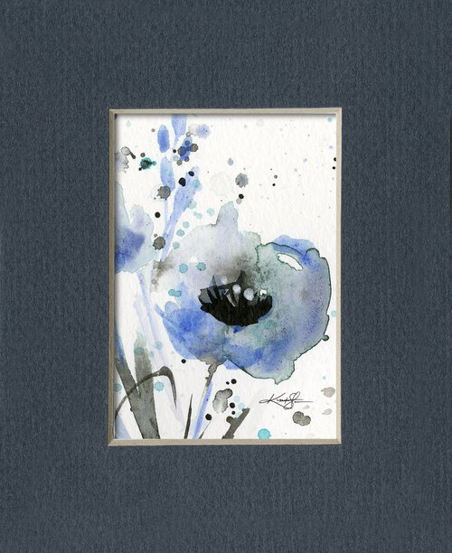 Petite Impressions 2 - Flower Painting by Kathy Morton Stanion by Kathy Morton Stanion