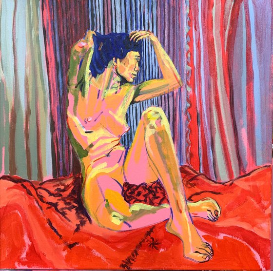 “The Nude Dancer Resting”
