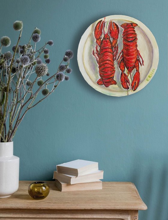 Lobsters in a Plate