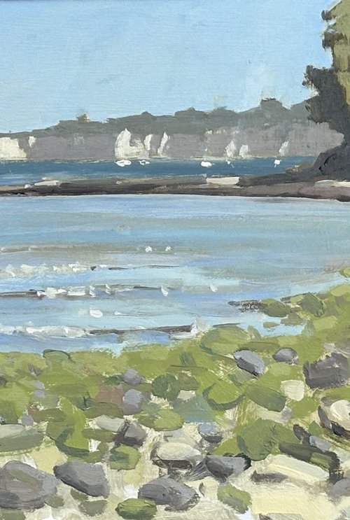 Studland Bay afternoon by Louise Gillard
