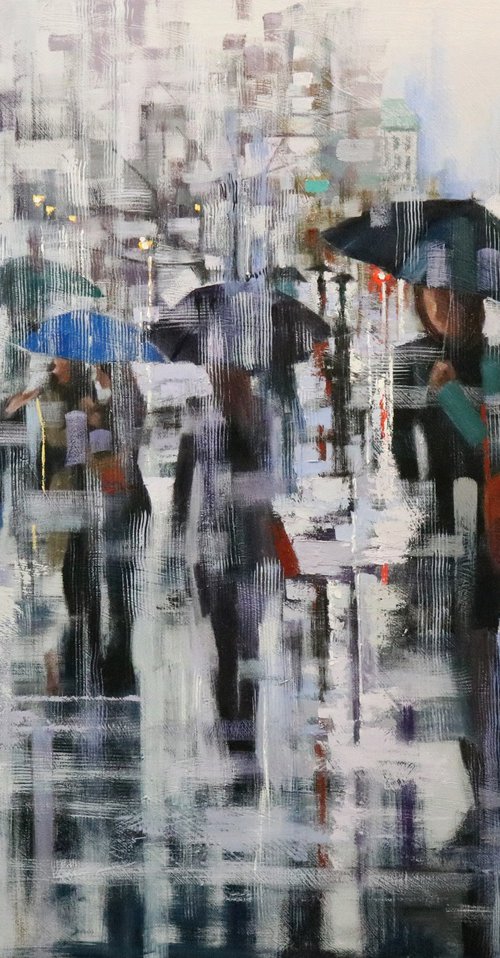 WINTER WALKERS 3 by Chin H Shin