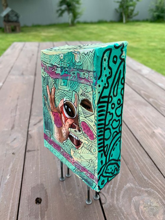 Wood human #20