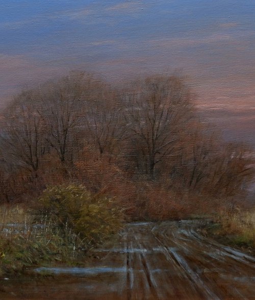 Winter evening by Gerard Kramer