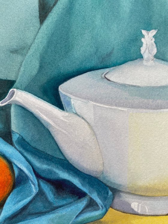 Still life with teapot
