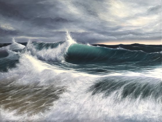 'Stormy ocean wave'