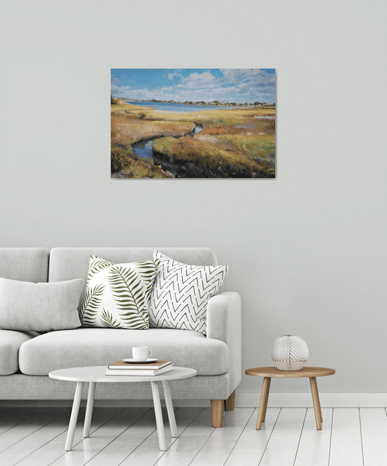 Late autumn marshes (24x36x1.5")