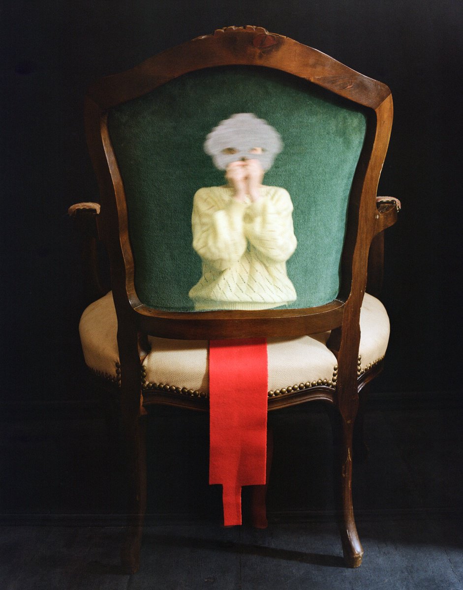 Surrealistic Portrait Photograph By Tania Serket, 16 X 20", Favorite Armchair, Original Artwork
