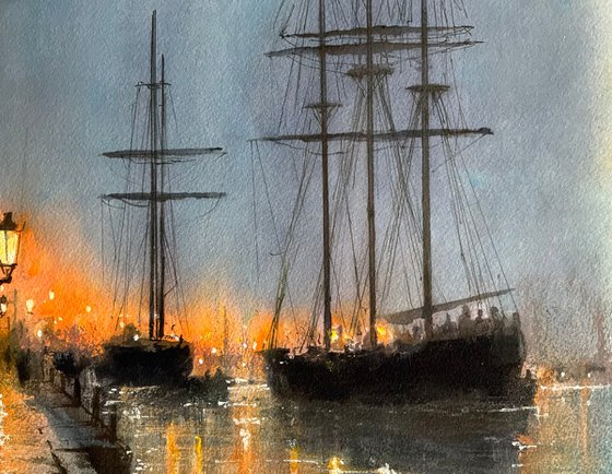 Dawn at the Harbour