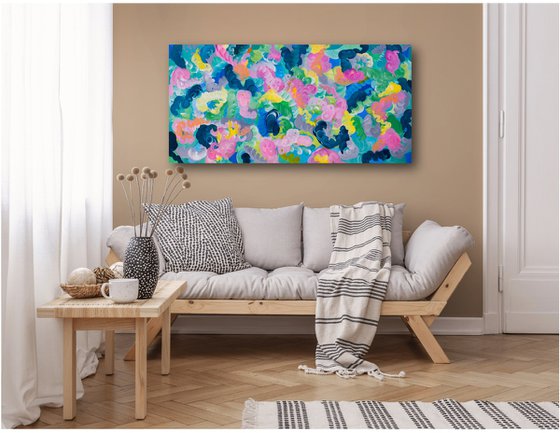 Childhood - Colorful Abstract Painting