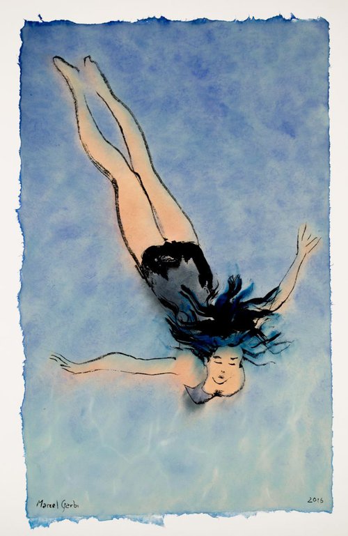 Swimmer II by Marcel Garbi