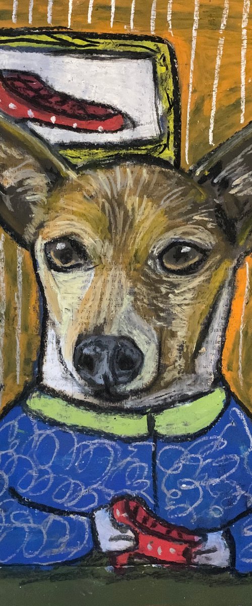 Dog with shoes #3 by Pavel Kuragin