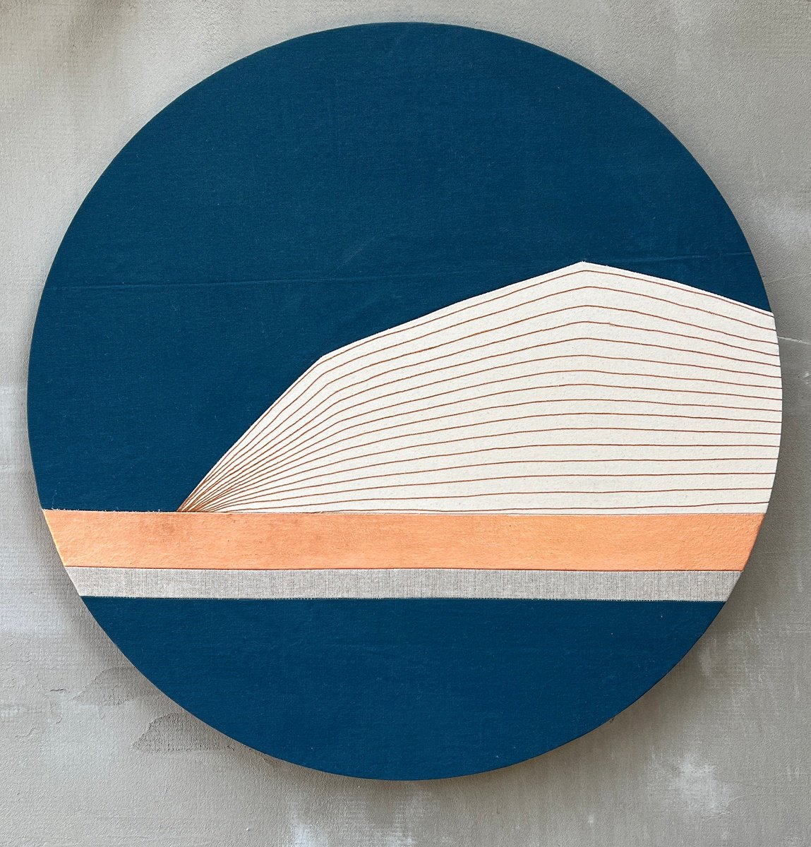 Geometric Abstract Painting By Olya Tereschuk, 24 X 24", Baby I