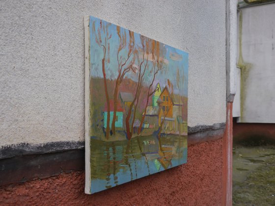 Sunny day on the river