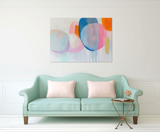 Large Pastel Shapes