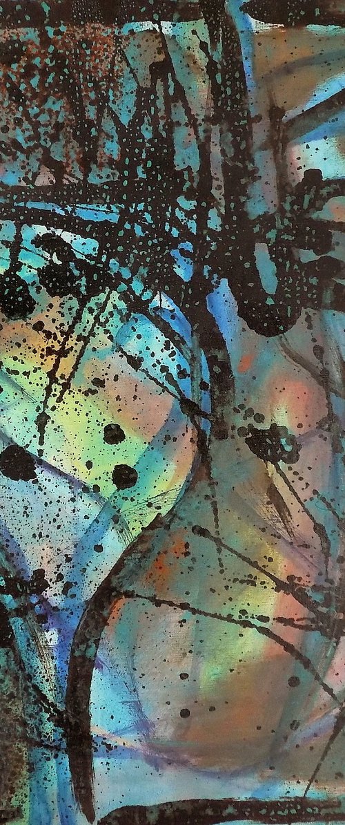 Heart-XXI (To Jackson Pollock) by Stanislav Bojankov