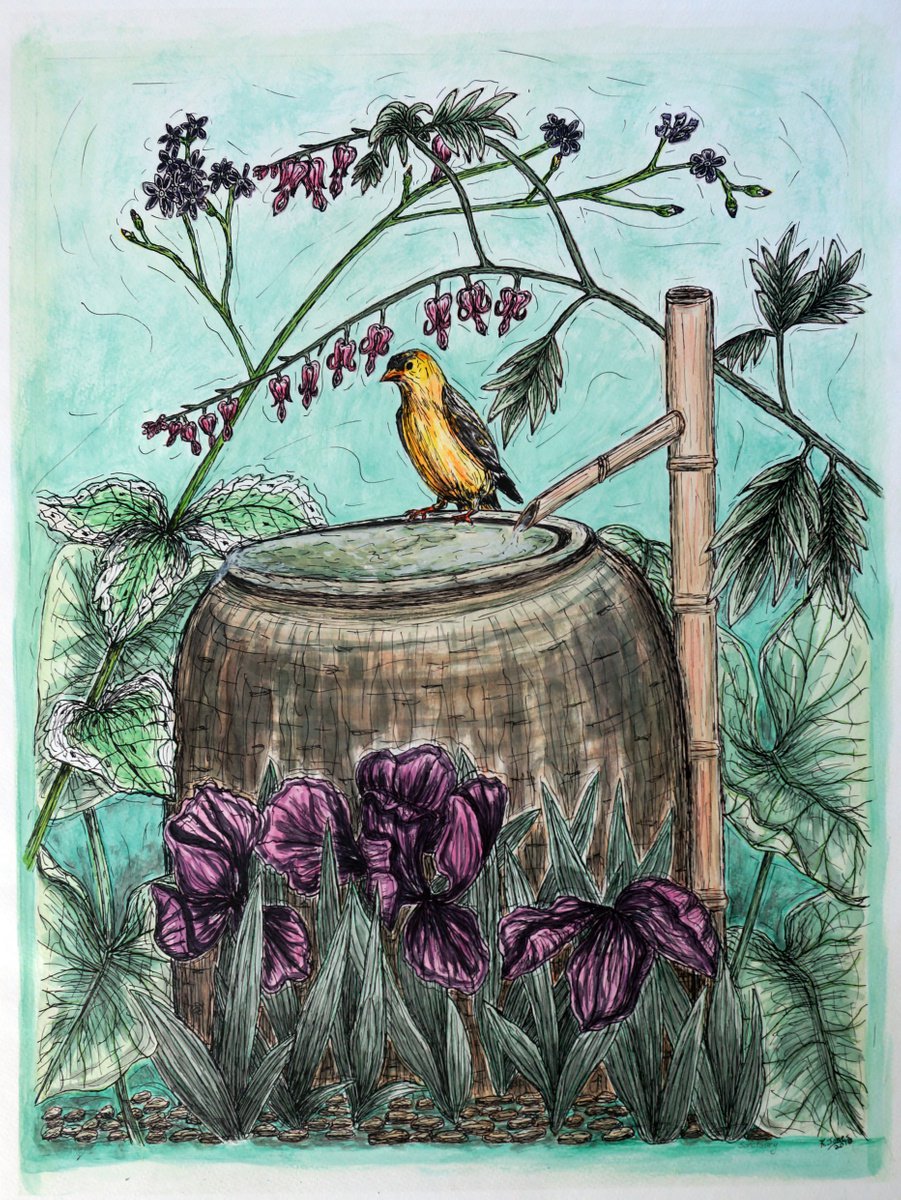 Photorealistic Animal Watercolour By Kim Jones Miller, 16 X 20", Sanctuary, Original Artwork