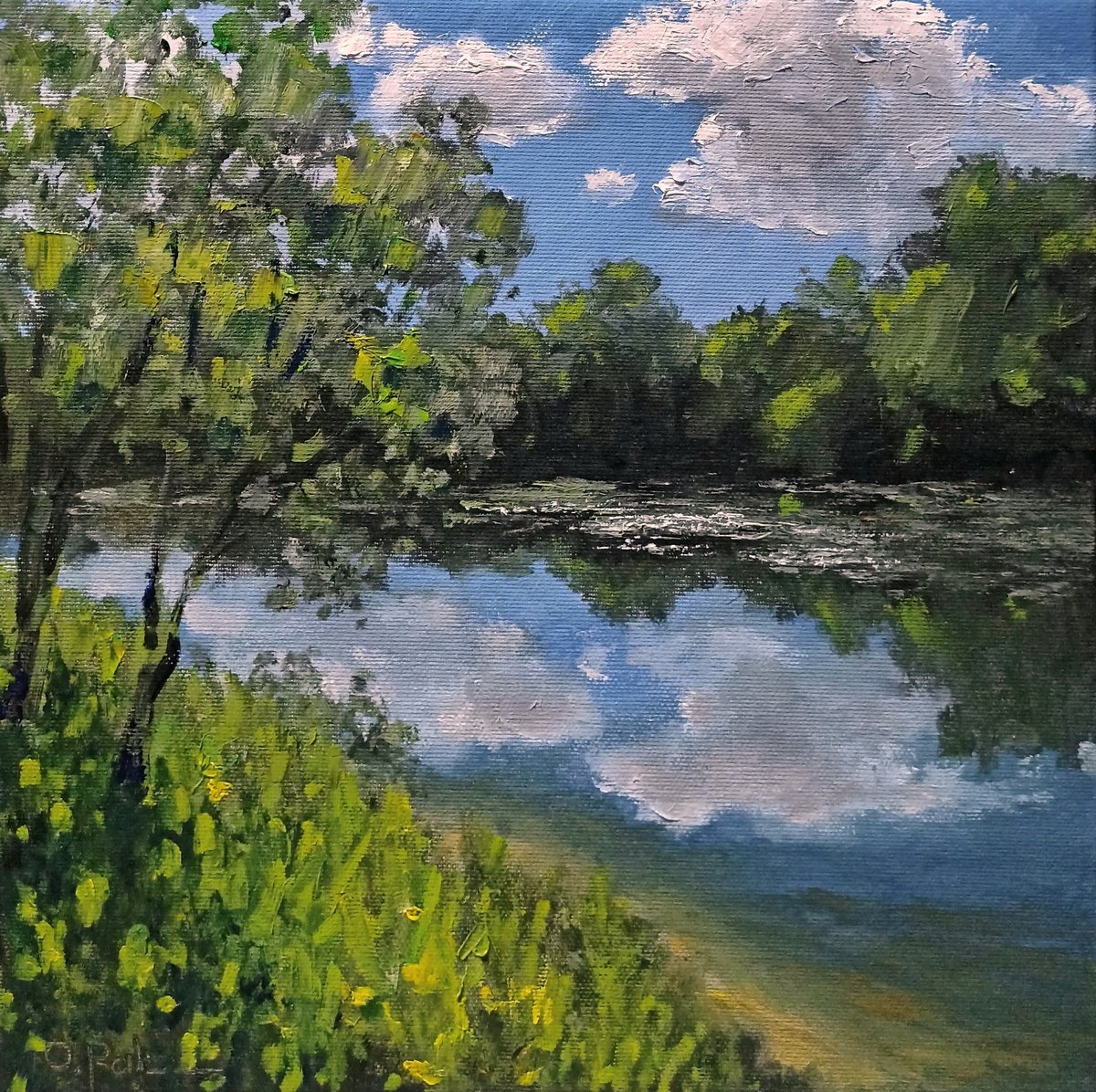 Impression. Bright Day By Oleh Rak, 12 X 12, Artwork For Sale On Artfinder