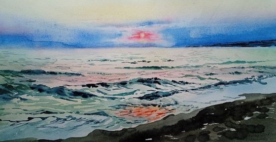 Sunset Sea Seascape
