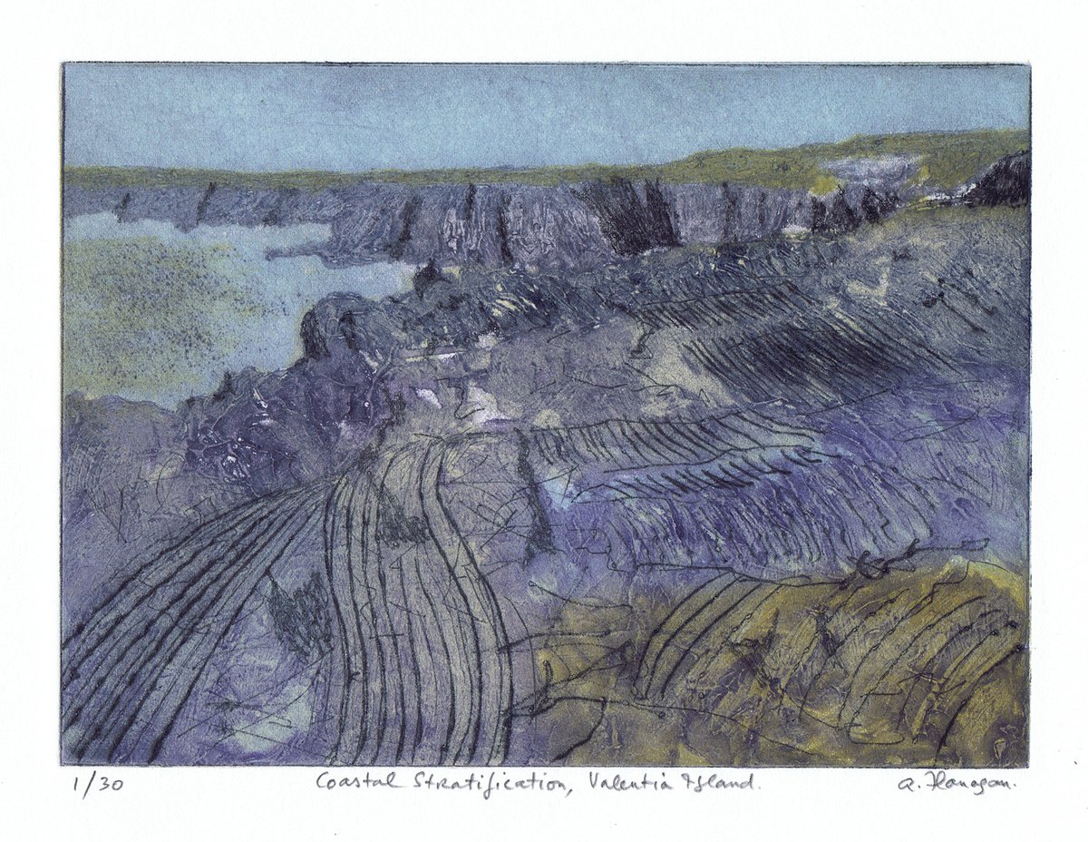 Coastal stratification, Valentia Island by Aidan Flanagan Irish Landscapes