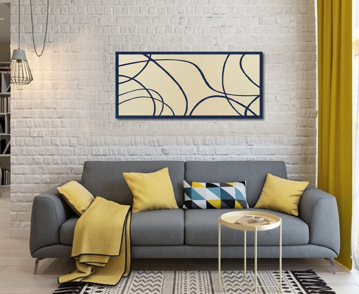 Abstract Lines #84 by Arisha Monn