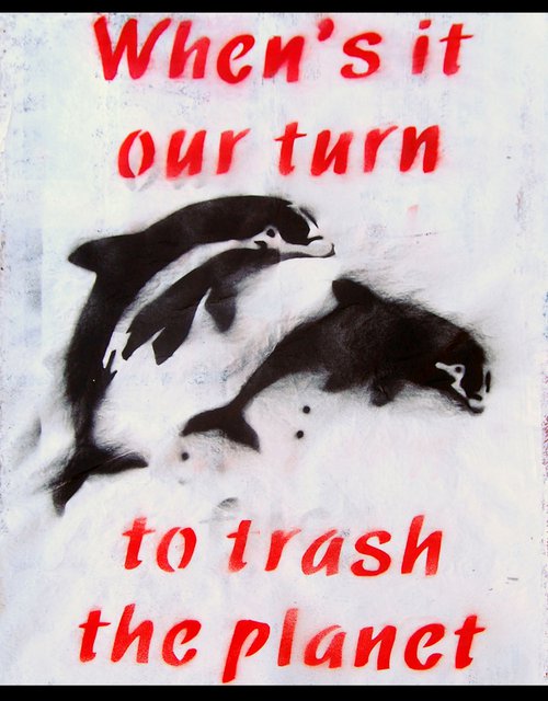 Trash the Planet (On The Daily Telegraph) by Juan Sly
