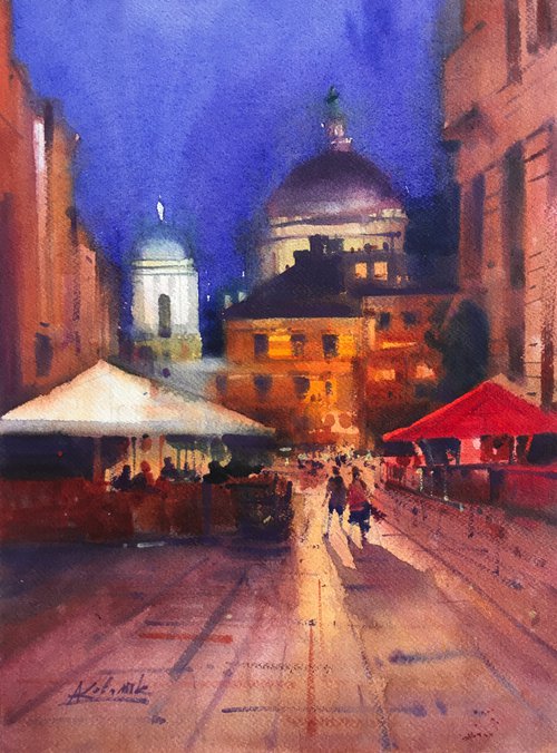 Night romance. The city of Lviv by Andrii Kovalyk
