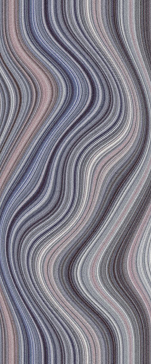 Wavy lines 5 by Lidiya Dmitrieva