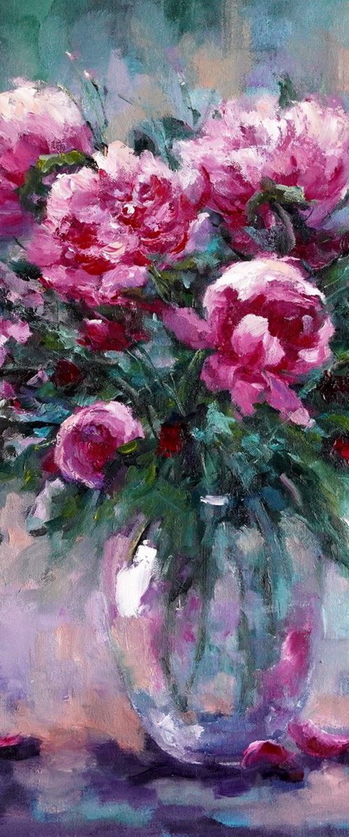 Bouquet of Peonies by Olga Egorov