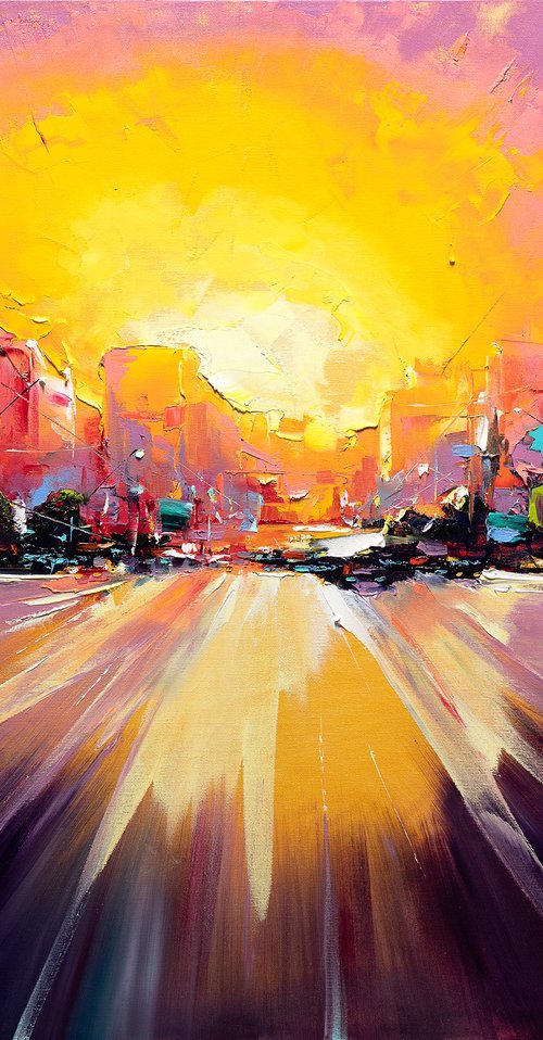Vibrant City by Bozhena Fuchs